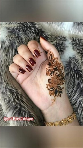 pic Mehndi design simple 🌺| easy Mehndi designs for front hand |Mehandi design simple |mehandi 🌺