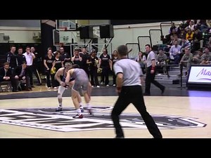 Highlights: Army Wrestling vs. Navy 2-22-15