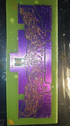 Removing dry film photoresist from the PCB