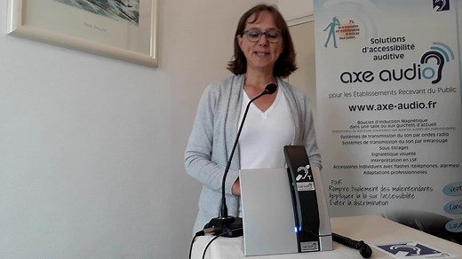 Vidéo de présentation de la Boucle magnétique d'accueil - Axe Audio