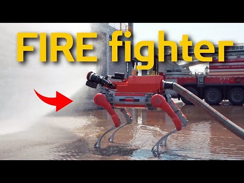 Watch China’s Firefighting Robot Dogs in Action