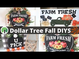 Dollar Tree Fall DIYS 2020