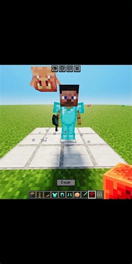 Minecraft's secret Piglin head TRICK! 🐷