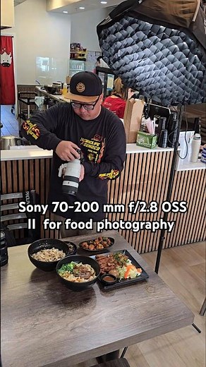 Sony 70-200 mm f/2.8 OSS II Food Photography #sony #sonyalpha #foodphotography #foodshorts #foodie