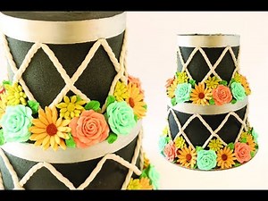 2 Tier Drum Cake Tutorial for Melbourne Inspiration Day- Rosie's Dessert Spot