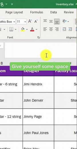 The trick to enter multiple lines into an Excel cell 🪄