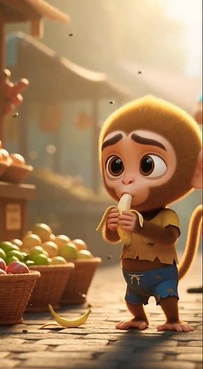 The Hunger Show | Labubu and Baby Monkey | Fun Story - Part 1 #animation