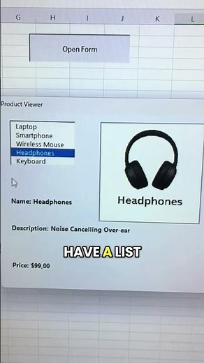 Product View Userform in Excel VBA (Preview)