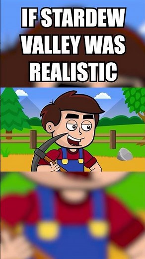 If Stardew Valley was Realistic #shorts #stardewvalley #animation