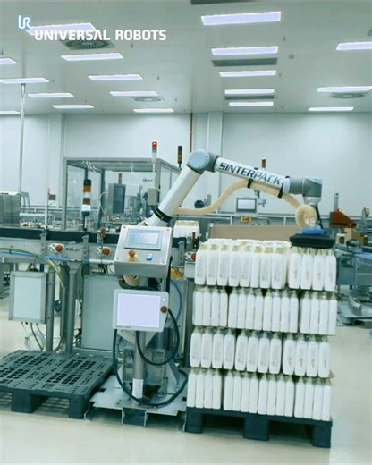 別再讓員工從事吃力又危險的人工棧板堆疊作業｜UR協作型機械手臂