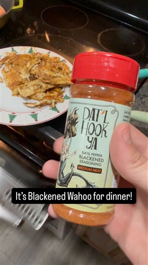 Blackened Wahoo for Dinner! #wahoo #seafood #cooking