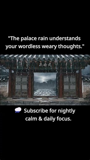 Heavy Rain over Palace Walls: Purify Your Mind 🌿 #heavyrain #rainoundforsleep #rainasmr