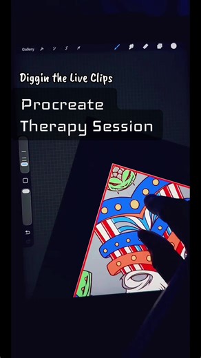 Love these live clips! Come join me every night at 9:30pm est #myart #boondoxxink #procreate #tiktoklive #livehighlights