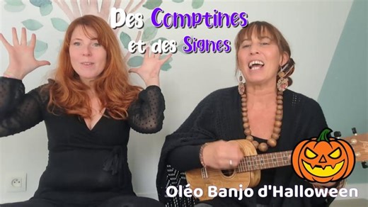 Oléo Banjo d'Halloween - Des Comptines et des Signes | Laurie CYRILLE