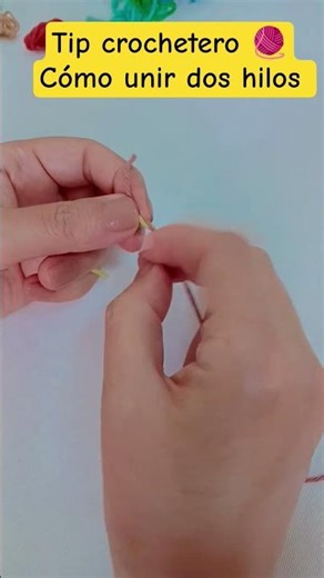 ✅HOW TO JOIN TWO THREADS🧶 Crochet tip #crochet #knitters #crochet #crafts