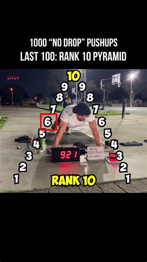 The Hardest 100 Pushups Came at the End 😤 Sometimes you have to do hard(er) things 🫡 #dohardthings