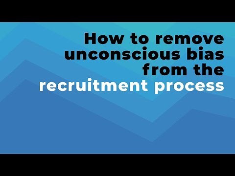 Removing unconscious bias from recruitment - Employer Best Practice