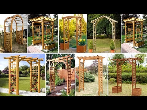 Outdoor DIY Garden Arbor & Arch Ideas For Giving Unique, Warm Look to Modern Garden