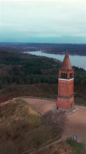 Denmark's Sky Mountain: A Drone's Journey Over Himmelbjerget.