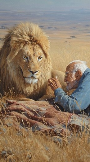 A dying man's final wish shattered every medical rule. Doctors allowed a 22-year-old, 400-pound male lion named Simba into a terminal cancer ward. Everyone expected chaos, but what happened next defies belief. The massive cat approached the hospital bed and performed a gesture of heart-wrenching tenderness that stabilized the patient's vitals. Discover the unbelievable moment a wild predator proved his love was stronger than death. Click the full story in the comments. | Superstar Family BK