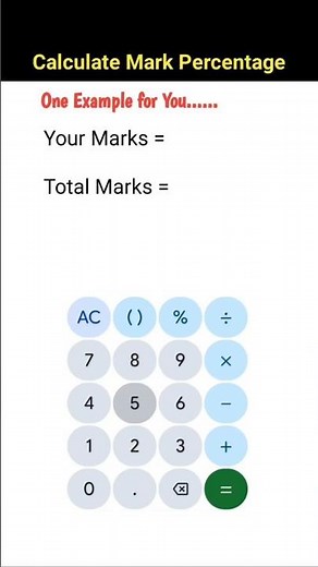 Mark percentage calculate