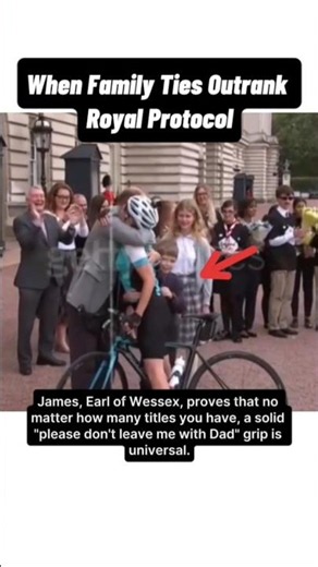 When Royal Protocol Fails 👑 (James Earl of Wessex Cute Moment) #britishroyalfamily ##princeedward