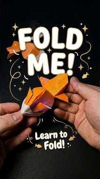 Easy Origami Goldfish for Abundance! 🐠✨ #Origami #DIY #Shorts #PaperCraft