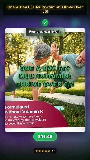 One A Day 65+ Multivitamin: Key Benefits & Review