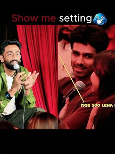 “Comedian Asks Couple About Their Setting 😅 Audience Goes Crazy!”