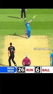 Can India win in 1st Odi series Against Newzealand? Real cricket™ #cricket#shorts