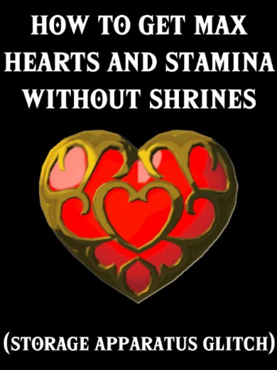Max Hearts & Stamina in BOTW Without All Shrines