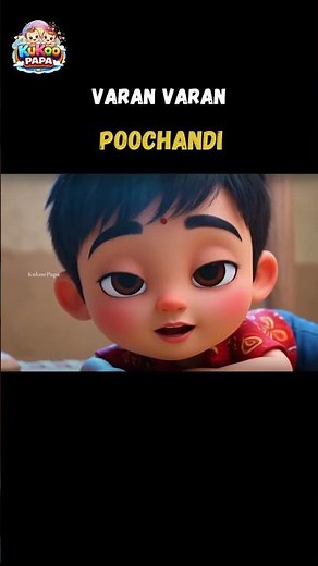 Varan Varan Poochandi 👻 | Tamil Kids Song | Funny Scary Rhymes | kukoo papa