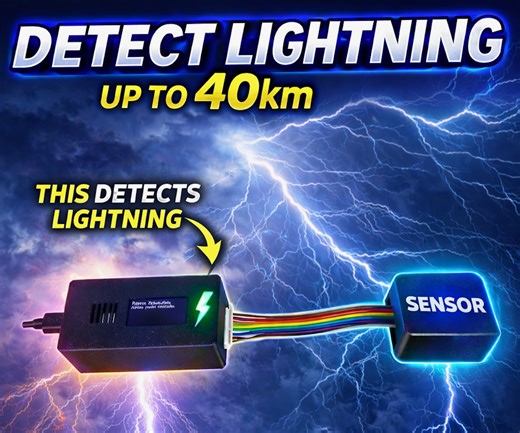 Build a Lightning Detector With ESP8266 (Up to 40 Km Range!)