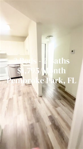2 Beds - 2 Baths $1,795/Month Pembroke Park, FL 2nd FLOOR CONDO IN COUNTY LINE, 10 MIN BEACH/MALL, WATER INCLUDED Close to Aventura and Hallandale, on County line and 52 Av/San Simeon Bl, right between Dade and Broward. Assigned parking, all tile floors, water included, on site laundry. Move-In: $3,590* *If all adds up, first month rent and one month security deposit enough to move in, if it doesn't, deposit requirements may increase. Housing vouchers welcome App Fee: $150 Antoinette S. Hughlett