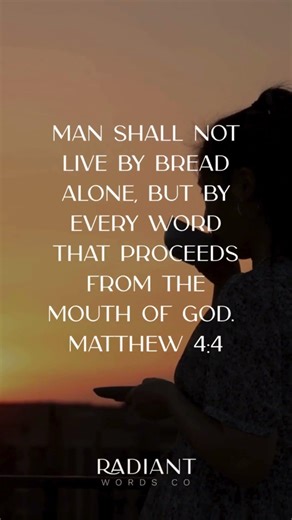 Matthew 4:4 | Feed Your Spirit With God’s Word Daily #BibleStudyJournal #YouTubeShorts