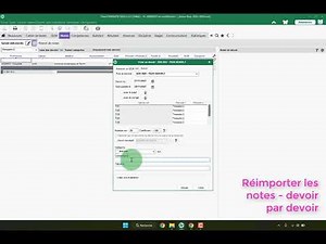 Tutoriel - Exporter et importer des notes sur Pronote