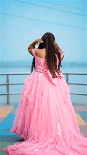 Pink Gown #gowncollection #makeupartist #weddingdress #makeuptutorial