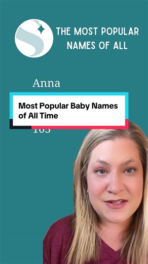 The ACTUAL most popular boy and girl names are much more traditional. #nameswithsteph #babynameconsultant #babynameinspiration #popularbabynames #babynames