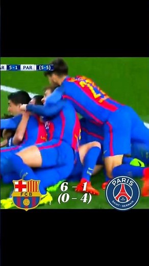 Barcelona VS PSG | UCL 2017
