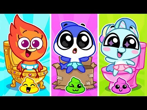 Rainbow Poo Poo Surprise! 🌈💩 Funny Potty Song