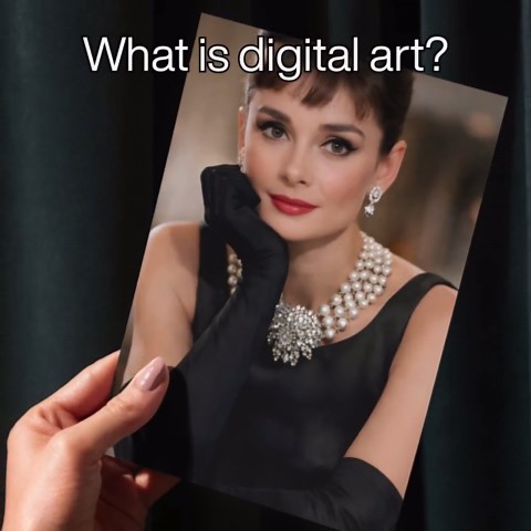 Audrey Hepburn Portrait Print: Classic Hollywood Actress Wall Art (digital Download) - Etsy