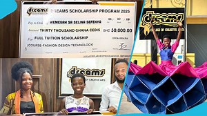 Ketasco student bags GH¢30k scholarship to study fashion at a top institution