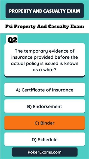 Psi Property And Casualty Exam