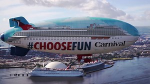 We’ve been sailing all around LA, check out the view from above! Can you name the ship that we fly over in the video?! #ChooseFun | Carnival Cruise Line