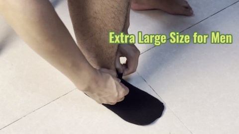 MoyRetty Moisturizing Silicone Socks for Men - Large Size, Ultimate Aloe-Infused Gel for Home Use - Say Goodbye to Dry Cracked Feet Black
