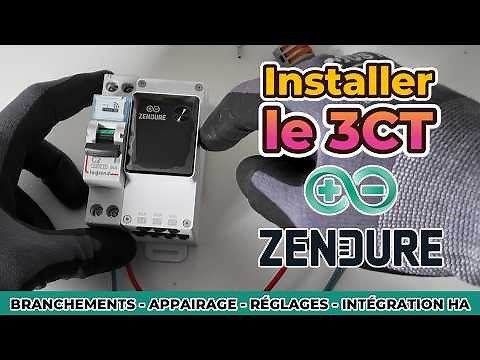 Compteur 3CT Zendure : le brancher en monophasé FACILE (même sans connaissances en électricité !