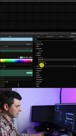 ESPECTRO de AUDIO en RESOLUME