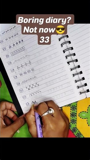 Boring diary? Not now😎33 #viral #art #shorts #diary #decoration