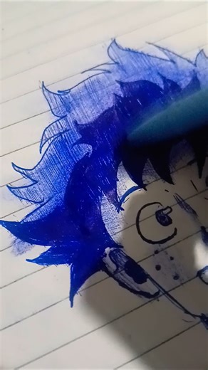 draw deku from I don't know #shortvideo #art #anime