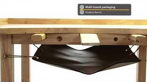 Durston's Student Bench is the latest in our comprehensive line-up of professional working benches, taking a matter of minutes to assemble. The beautifully finished hardwood surface means the bench is really sturdy, with a thick 25 millimetre working surface and a retaining surround which stops anything from slipping off. A hardwood Bench peg, adjustable armrests and mandrel holes are all included, so that you can get straight down to business. While Durston's acclaimed attention to detail inclu
